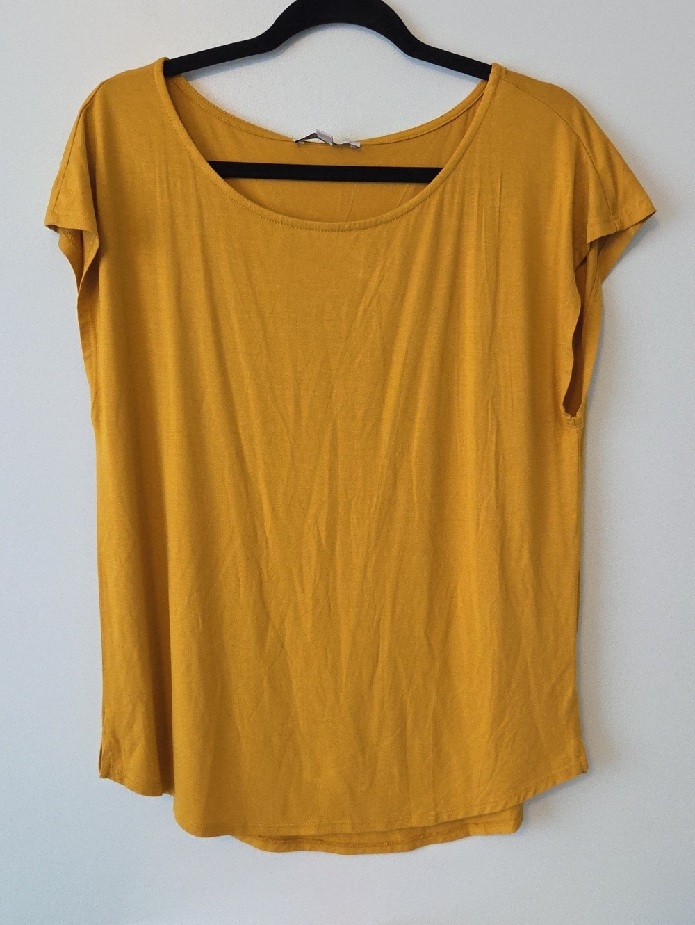 Mustard Shirt Sleeve Shirt